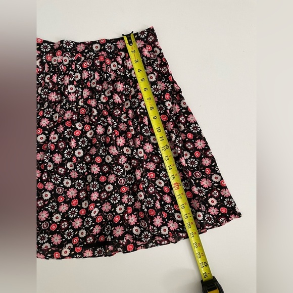 KATE SPADE New York $248 Baja Bound Pleated Mini Casa Flora Floral Skirt Size 12 - Picture 3 of 5